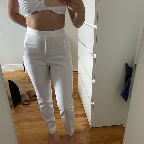 White tailored pants from Zara - Picture 1 of 3